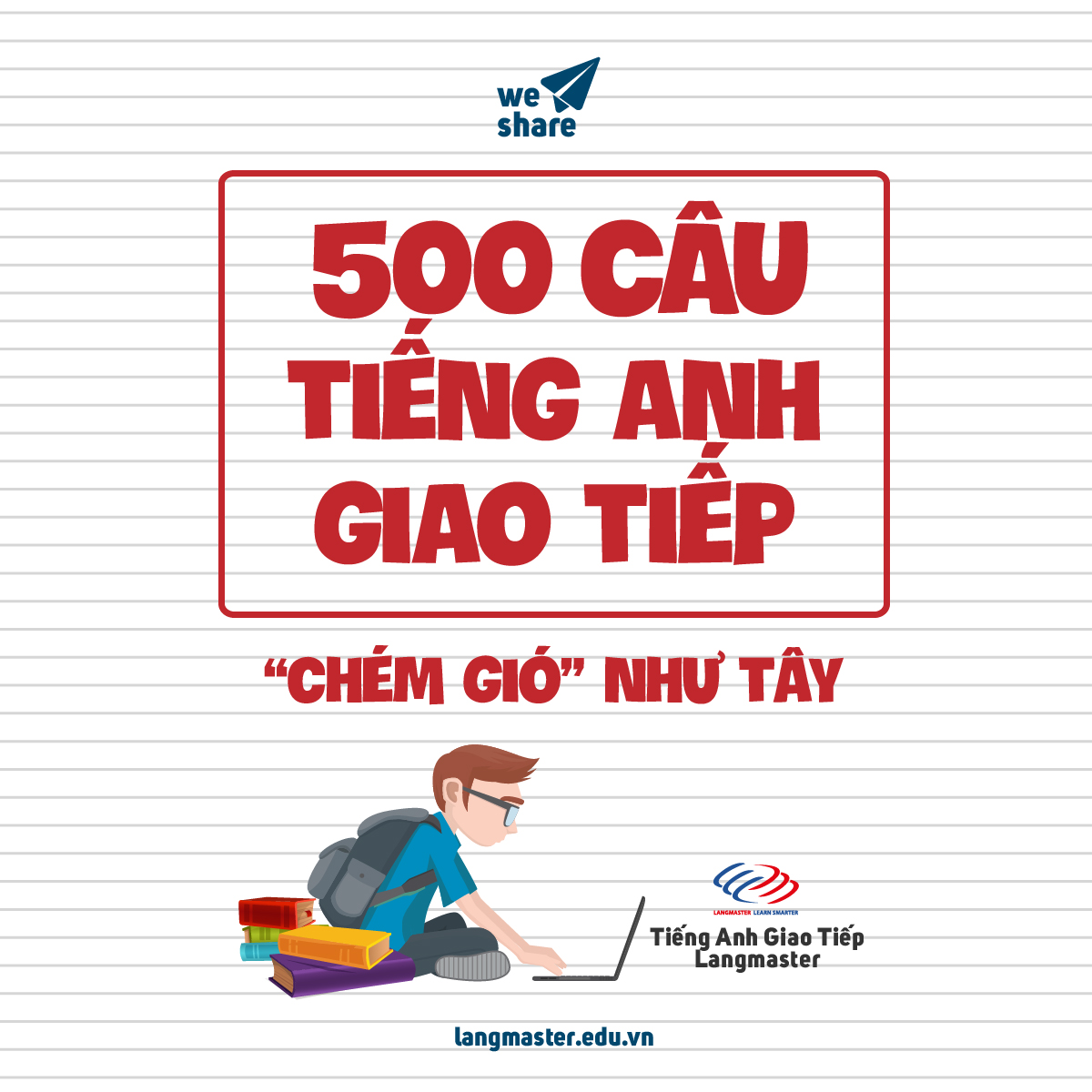 Share 500 câu giao tiếp tiếng Anh "chém gió" như Tây (Phần II)