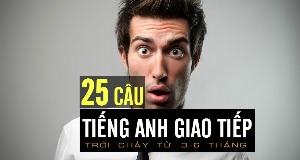 25 câu Tiếng Anh Giao Tiếp Thông Dụng