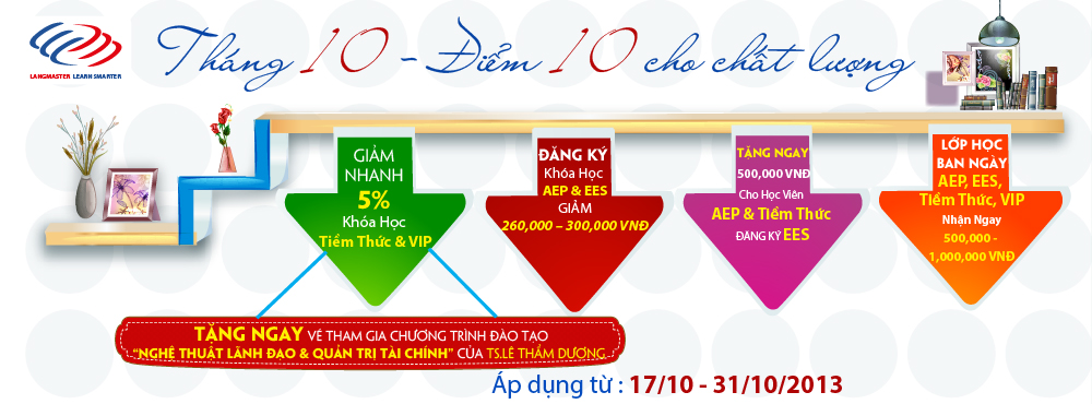 Tháng 10 - Điểm 10 cho chất lượng