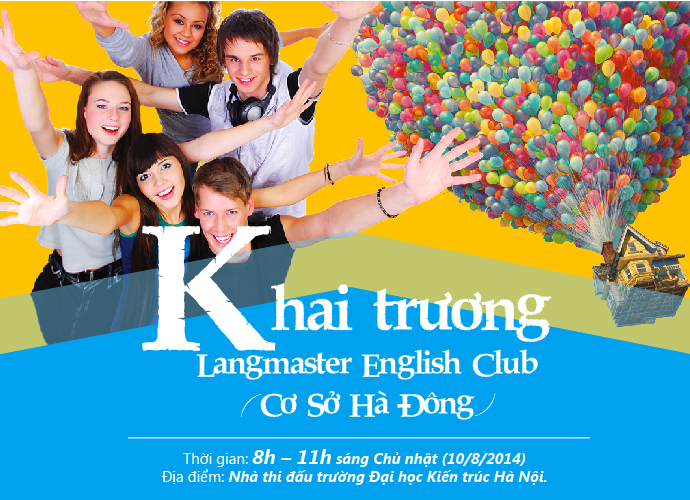 Khai trương Langmaster English Club Cơ Sở Hà Đông