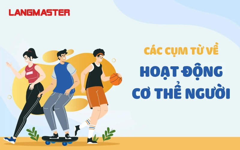 CÁC CỤM TỪ HAY VỀ HOẠT ĐỘNG CƠ THỂ NGƯỜI