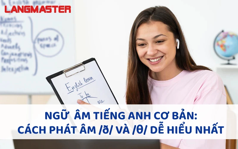 NGỮ ÂM TIẾNG ANH CƠ BẢN: CÁCH PHÁT ÂM /ð/ VÀ /θ/ DỄ HIỂU NHẤT