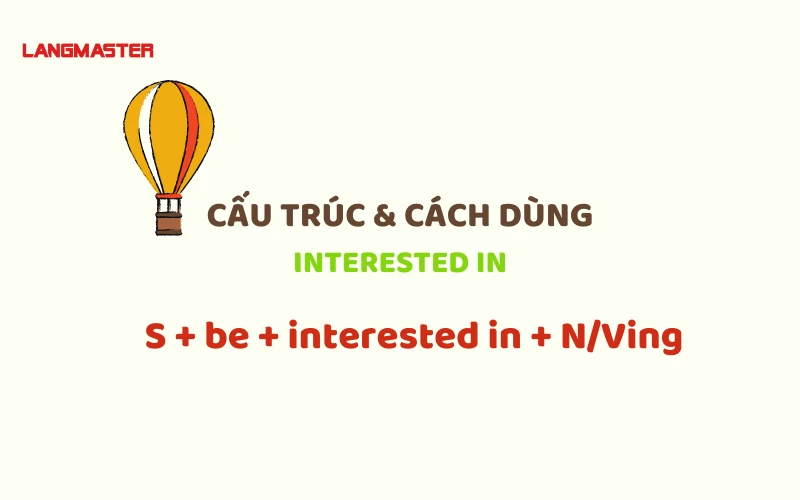 Cách dùng và cấu trúc của interested in