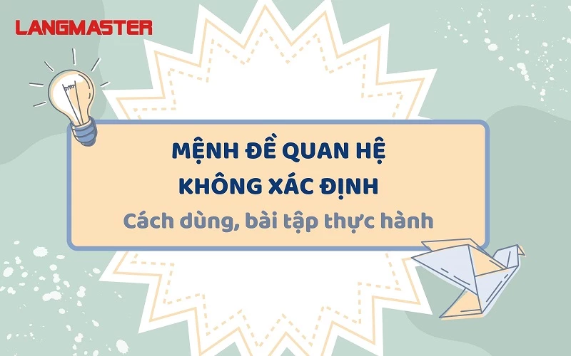 Mệnh đề quan hệ không xác định trong tiếng Anh