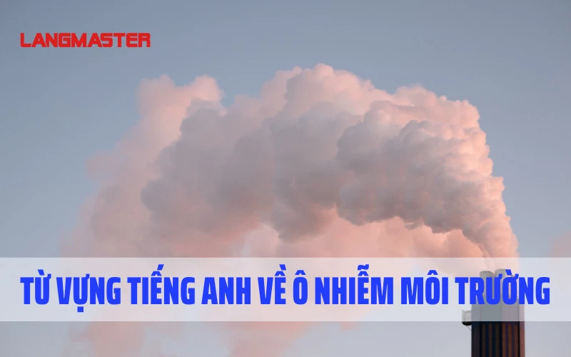 Từ vựng tiếng Anh về ô nhiễm môi trường