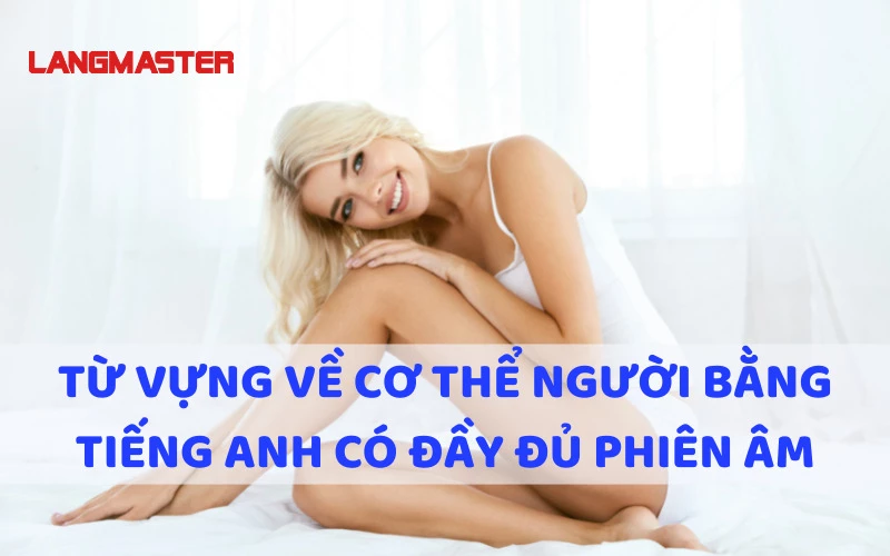 TỪ VỰNG VỀ CƠ THỂ NGƯỜI BẰNG TIẾNG ANH CÓ ĐẦY ĐỦ PHIÊN ÂM