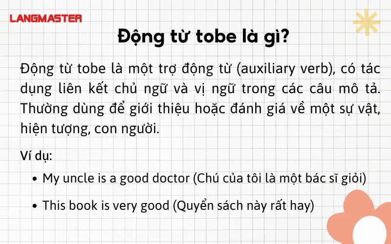 Động từ to be là gì