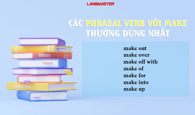 CÁC PHRASAL VERB VỚI MAKE THƯỜNG DÙNG NHẤT