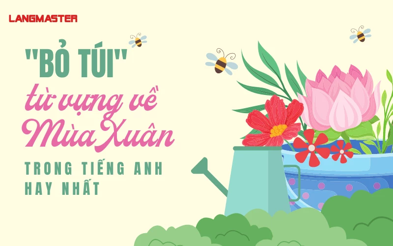 “BỎ TÚI” NHỮNG TỪ VỰNG VỀ MÙA XUÂN TRONG TIẾNG ANH HAY NHẤT