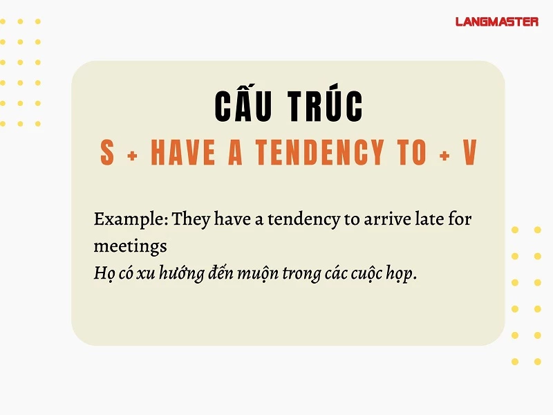 cấu trúc tendency