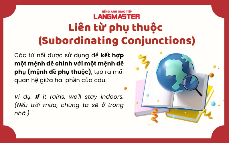 Liên từ phụ thuộc (Subordinating Conjunctions)