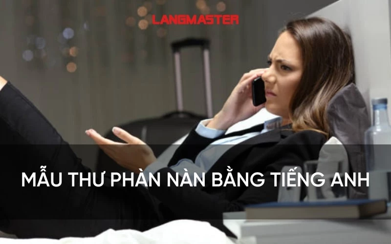 Mẫu thư phàn nàn bằng tiếng Anh