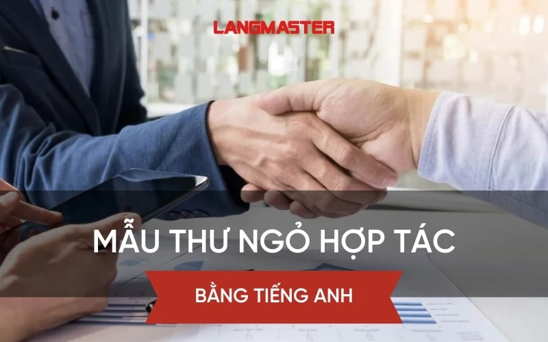 Mẫu thư đề xuất hợp tác bằng tiếng Anh