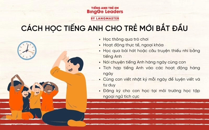 Cách học tiếng Anh cho trẻ mới bắt đầu đơn giản và hiệu quả