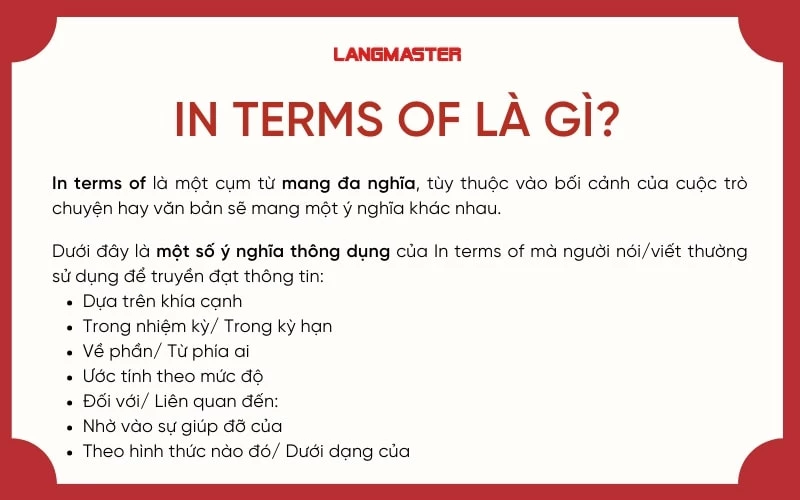 In term of là gì?