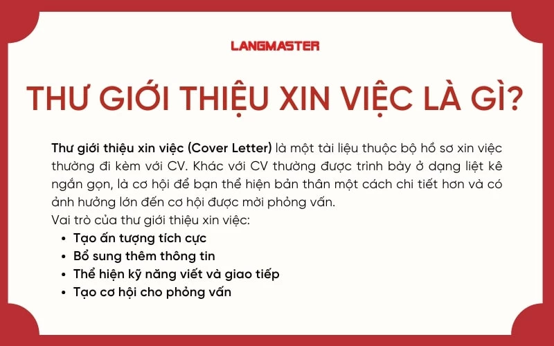 Thư giới thiệu xin việc là gì?