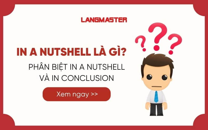 IN A NUTSHELL LÀ GÌ? PHÂN BIỆT IN A NUTSHELL VÀ IN CONCLUSION  