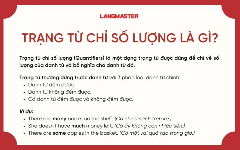 Trạng từ chỉ số lượng quantity là gì?