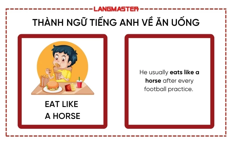 Thành ngữ tiếng Anh chủ đề ăn uống