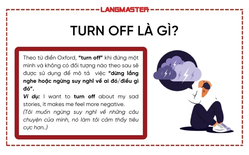 Turn off nghĩa là gì?