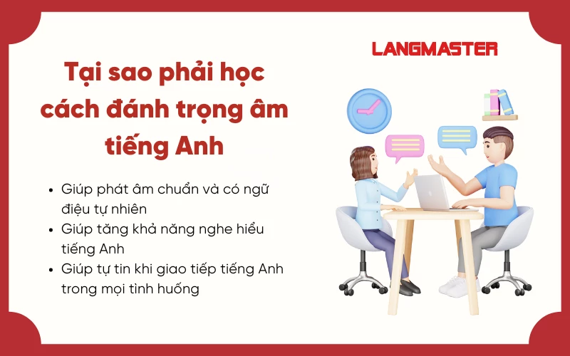 Tại sao phải học cách đánh trọng âm tiếng Anh