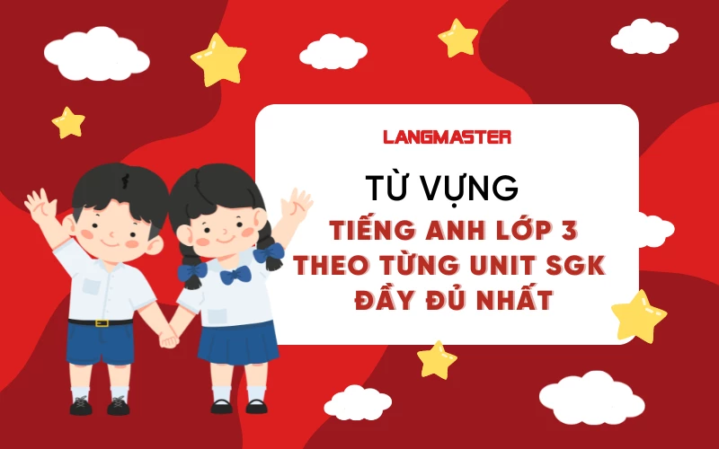 TỔNG HỢP TỪ VỰNG TIẾNG ANH LỚP 3 THEO TỪNG UNIT SGK