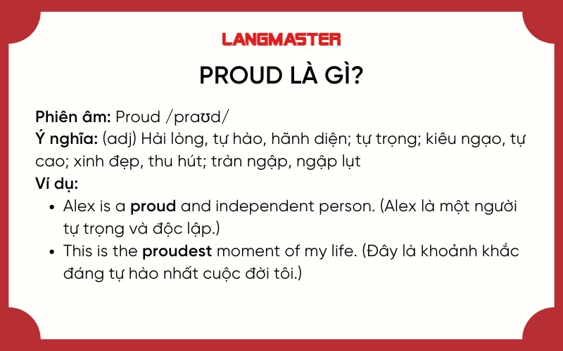 Proud là gì