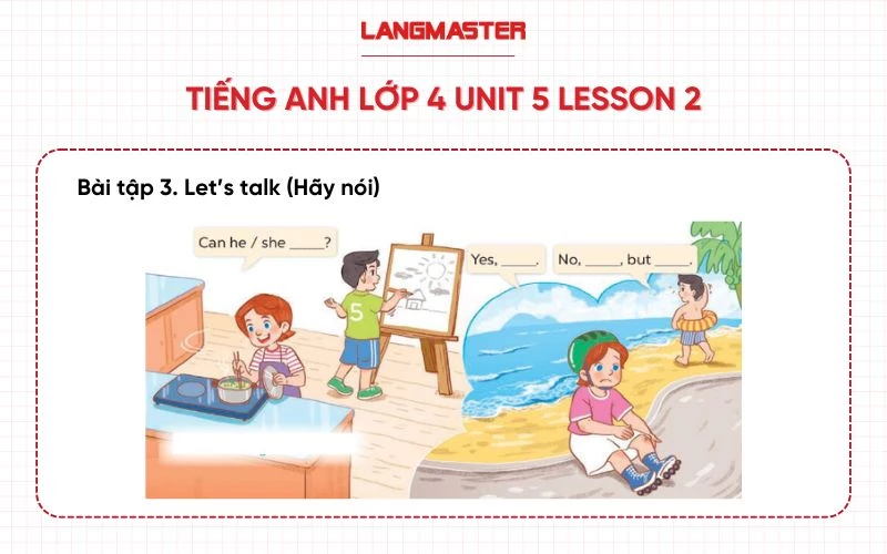 Tiếng anh lớp 4 unit 5 bài 3