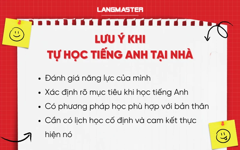 Tự học tiếng Anh tại nhà cho người mới bắt đầu cần lưu ý gì?