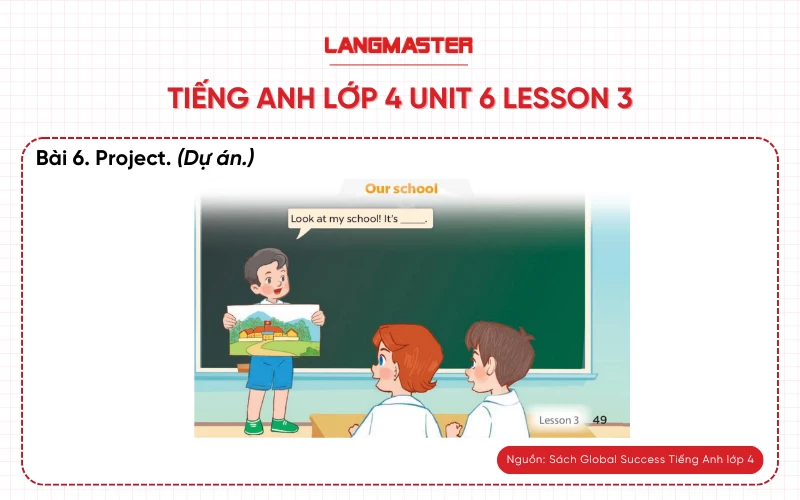 Bài 6 Tiếng Anh lớp 4 Unit 6 lesson 3 Global Success