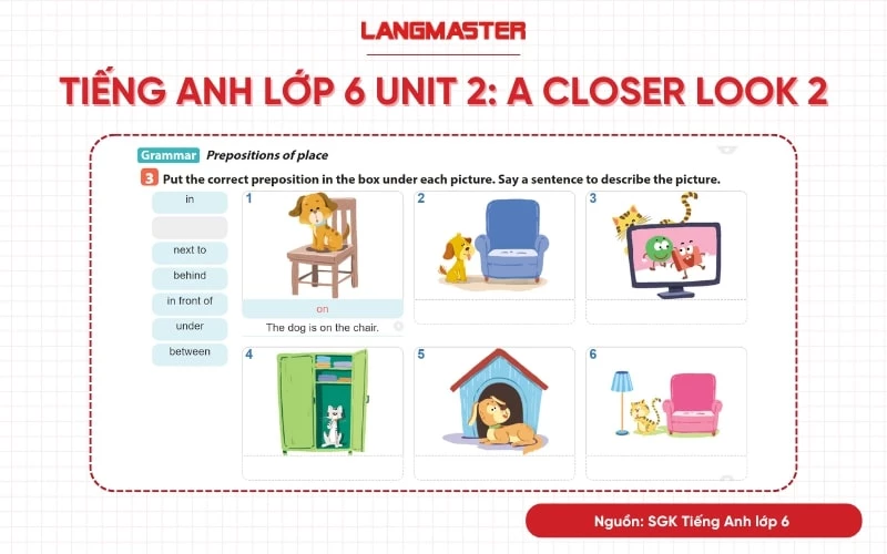 Tiếng Anh lớp 6 Unit 2 A Closer Look 2