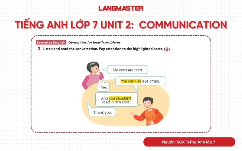 tiếng anh lớp 7 unit 2 communication