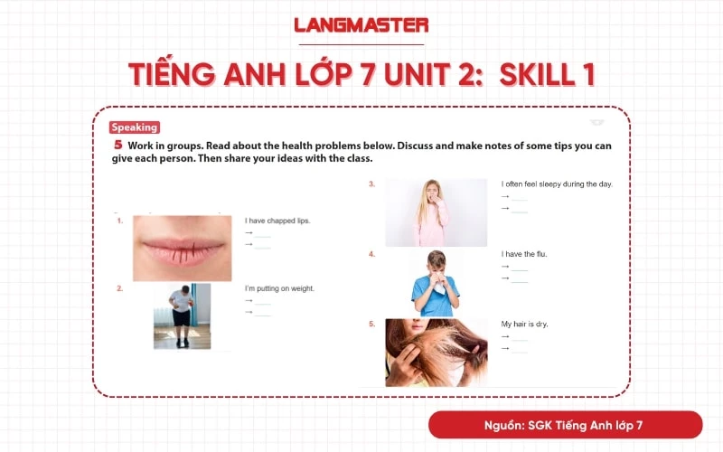 tiếng anh lớp 7 unit 2 skill 1