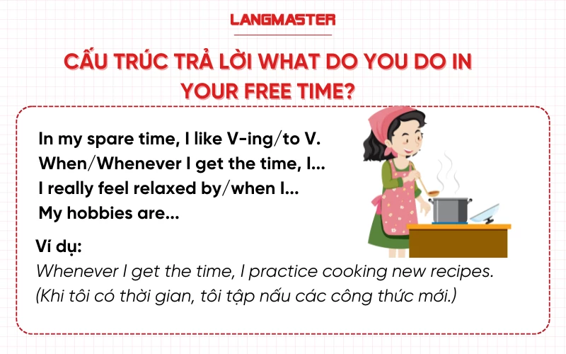 Cấu trúc trả lời What do you do in your free time