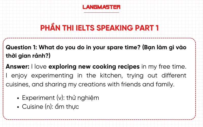 Ảnh minh họaCách trả lời “What do you do in your free time” trong IELTS Speaking part 1