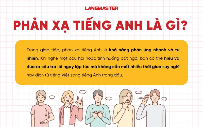 Phản xạ tiếng Anh là gì