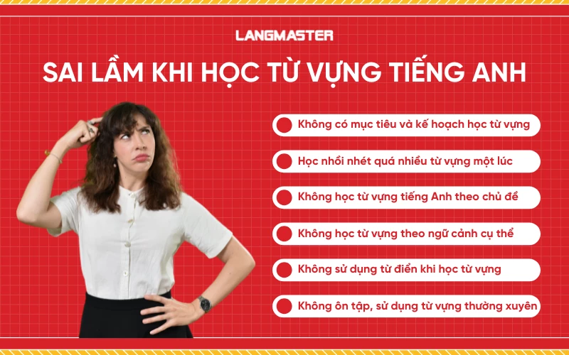 sai lầm khi học từ vựng tiếng Anh