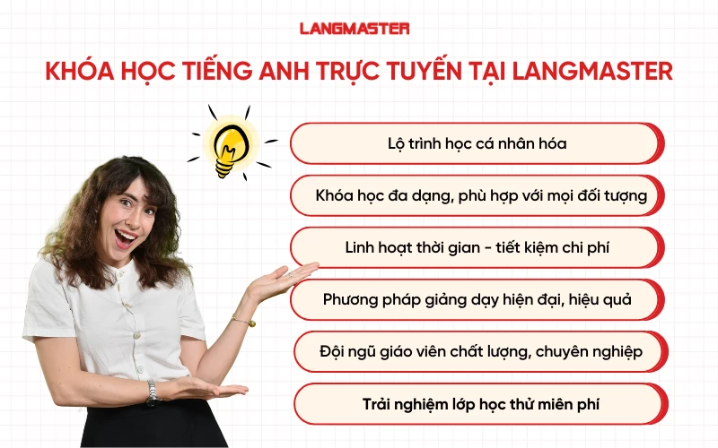 Lớp học tiếng Anh Langmaster
